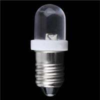 หลอดไฟ LED สกรูอุปกรณ์บอกความเป็นด่าง E10สีขาวเย็น6V DC แผ่นเรืองแสงส่องสว่าง