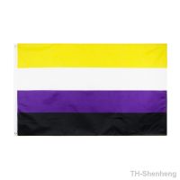 johnin 90x150cm NB Pride Genderqueer GQ Gender Identity NONBINARY Non-Binary flag