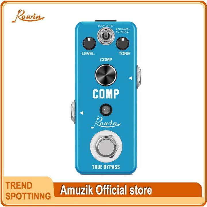 Rowin Guitar Compressor Pedal Digital Comp Effect Pedals For Electric