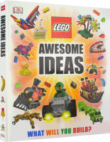 DK L.EGO awesome ideas DK L.EGO wonderful building guide what will you build big scene building guide full color hardcover encyclopedia imagination 9-12 years old English original imported