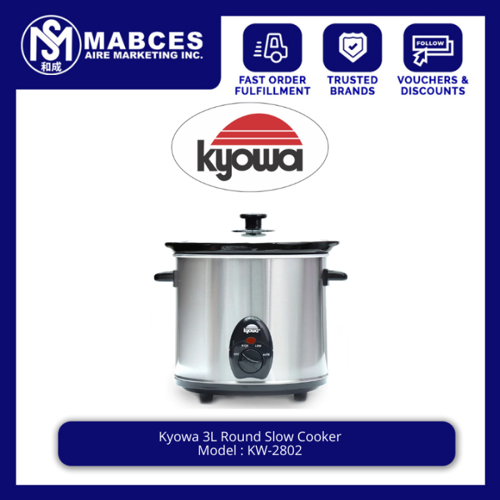 Kyowa 3L Round Slow Cooker KW2802 Lazada PH