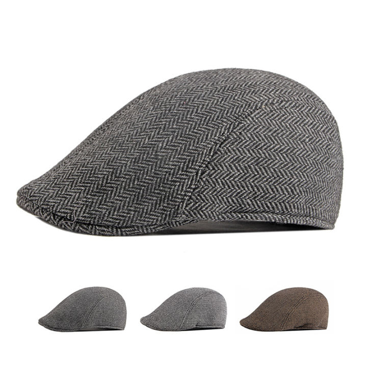 ฤดูใบไม้ร่วงฤดูหนาวหมวกผู้ชายอังกฤษวินเทจหมวกเบเร่ต์ทำด้วยผ้าขนสัตว์ไปข้างหน้าหมวกคลาสสิก-herringbon-หมวกเบเร่ต์หมวก-g-atsby-จิตรกรหมวกไม้เลื้อยหมวกโบ-ออแกไนเซอร์อื่นๆ