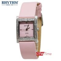 RHYTHM นาฬิกาข้อมือสตรี สายหนัง รุ่น L1204L02 - สีชมพู