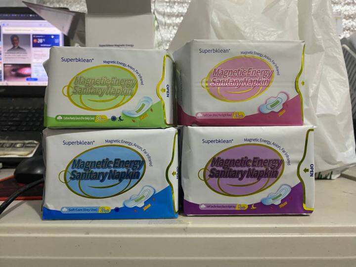 Longrich Superbklean Energy Sanitary Napkins Combo Lazada PH