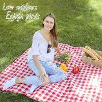 2x2M Widen Foldable Oxford Picnic Mat Outdoor Camping Park Beach Waterproof Hiking Baby Crawling Mat Sleeping Pad Sleeping Pads