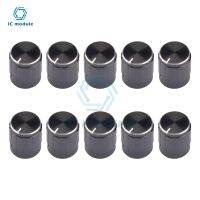 1/5/10 PCS Aluminum Alloy Potentiometer Knob Cap Volume Control Knob Hat Rotation Switch for 6 mm roll shaft/D-axis