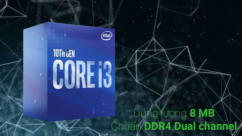 CPU INTEL Core i3-10320 (4C/8T, 3.8GHz - 4.6GHz, 8MB) - 1200 - Bảo