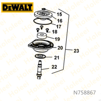 ชุดประกอบกล่องเกียร์สำหรับ DEWALT DCM848 N758867