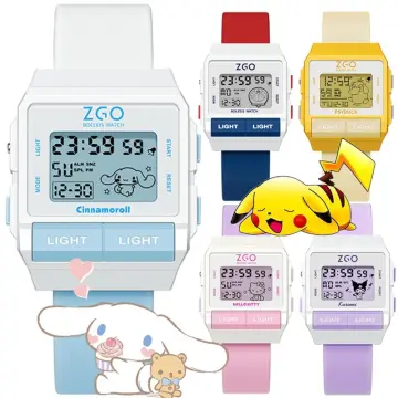 Kawaii Sanrio Led Electronic Band Hello Kitty Cinnamoroll Kuromi Smart  Bracelet Anime Student Multifunction Watch Christmas Gift