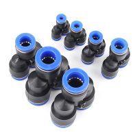 PY 4mm 6mm 8mm 10mm 12mm 14mm 16mm 3 Way Pneumatic Fittings Push In Connector Air/Water Hose Tube Quick Pipe Fitting Y Shape