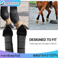 Hisea 1 Horse Leg Boots คู่ม้าขาคุ้มครองห่อม้าขารองเท้าสำหรับม้าขาป้องกันขี่ม้าขี่ม้าขี่ม้า