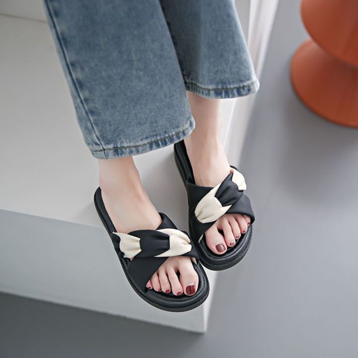 july-brand-fairy-sandals-womens-outerwear-summer-2023-new-all-match-fashion-net-red-fragrant-style-thick-soled-slippers