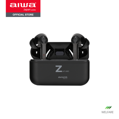 [Pre-Order จัดส่ง 30 พ.ย. 66] AIWA AT-X80Z TWS Bluetooth Earphones หูฟังไร้สายแบบอินเอียร์ น้ำหนักเบา กันน้ำระดับ IPX4