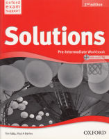 Bundanjai (หนังสือเรียนภาษาอังกฤษ Oxford) Solutions 2nd ED Pre Intermediate Workbook CD (P)