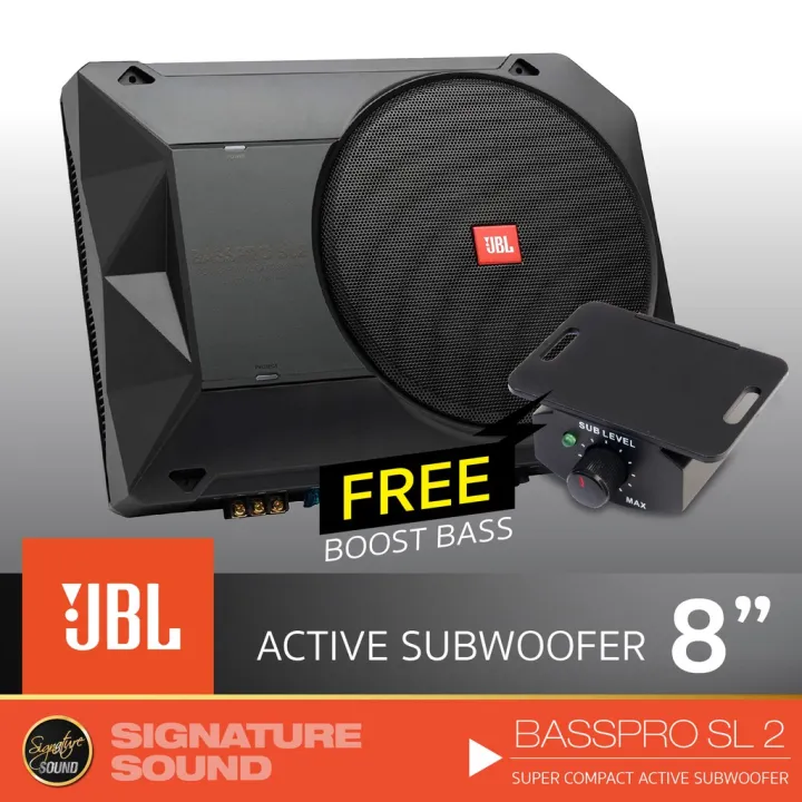 ยอดฮิต BASSPRO SL2 SUBBOX เครื่องเสียงรถยนต์ (ACTIVE SUB) ซับบ๊อกซ์ เบ ...