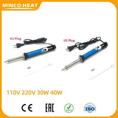 【CW】 Minco 110V 220V 30W 40W US Plug Electric Soldering Iron PCB Solder Sucker Desoldering Welding