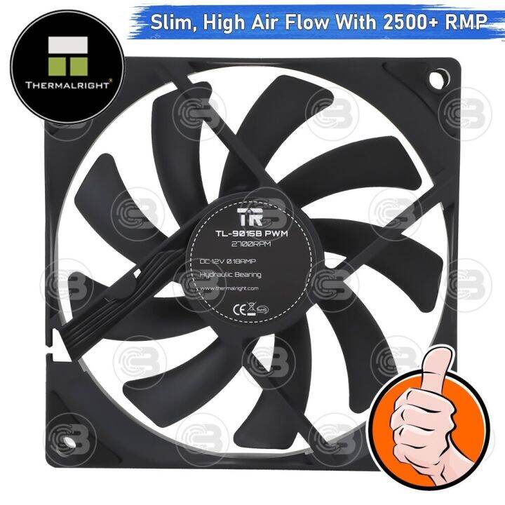 coolblasterthai-thermalright-tl-9015b-slim-fan-case-2500-rmp-size-92-mm-ประกัน-3-ปี