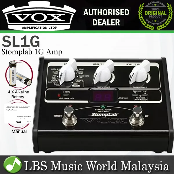 Vox SL1G Stomplab 1G Amp Amplier Guitar Multi Effects Pedal with Bypass