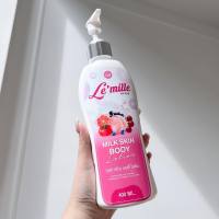 1 ขวด มิลค์สกินบอดี้โลชั่น เลอมิลเล่ LEMILLE MILK SKIN BODY LOTION หัวเชื้อน้ำนมสูตรเข้มข้น 400 มล.