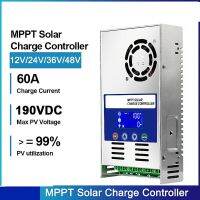 Heliotec MPPT 60A LCD Solar Charger Controller 12V 24V 36V 48V Auto with Max 190Vdc PV Input Fit for Lead Acid Lithium Batteries