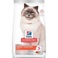 Hills Science Diet Perfect Digestion 1.5 kg.  สูตรไก่ อาหารแมว อายุ 7 ปีขึ้นไป ขนาด 1.5 กก.