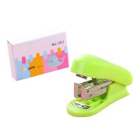 Plastic Mini Stapler Students School Book Sewer Cartoon Manual Office Paper Binding Stapler