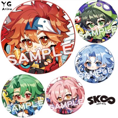 【CC】 Anime Figure SK8 the  Badge Reki Snow Miya Decorations Fans Collection Props Gifts