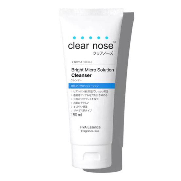 clear-nose-bright-micro-solution-cleanser-150-ml-เคลียร์-โนส-คุริอะโนะ-ไบรท์-ไมโคร-โซลูชั่น-คลีนเซอร์-เจลล้างหน้า