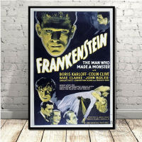 Frankenstein Universal Monsters Horror Movie Film Canvas Painting Pictures On The Wall Abstract Decorative Home Decor Obrazy