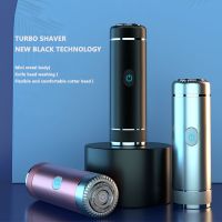 ZZOOI MOTAWISH Mini Electric Shaver for Men Portable Electric Razor Beard Knife USB Charging Mens Shavers Face Body Razor