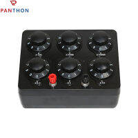 【?คลังสินค้าพร้อม?Panthon 0-9999.9Ω กล่องทดแทนตัวต้านทานแบบปรับได้แม่นยำ1W กล่องสวิตช์ลูกบิดตัวแปร