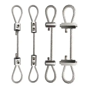 ADJUSTABLE AUTOMATIC WIRE Rope Spring Hook Clothesline Hanging