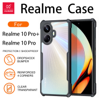 เคสโทรศัพท์ XUNDD สำหรับ Realme 10 Pro + / Realme 10 Pro เคสป้องกันทนแรงกระแทก4มุม TPU ป้องกันการตกป้องกันรอยขีดข่วนกรอบนุ่มเคสกันกระแทก