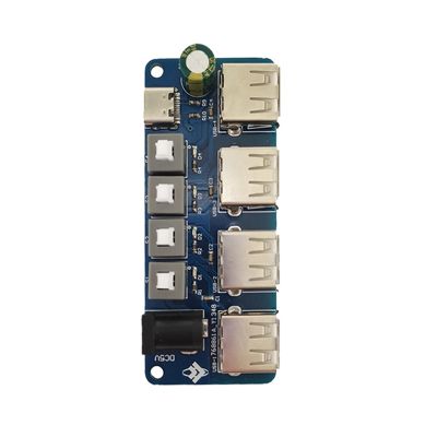 Button Power Extension Module 5V Power Supply 4 Way USB Power Distribution Board Power Supply Hub