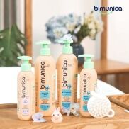 Combo Sữa Tắm Gội Dưỡng Ẩm Toàn Thân BIMUNICA Cho Bé