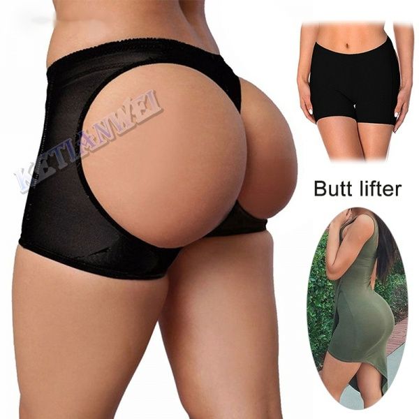 MHRCJ Sexy Buttocks Control Panties Big Ass Padded Hip Enhancer Booty Butt  Lifter for Women Dress Cotton Pads Panty Shorts Body Shaper (Color : A,  Size : Medium) : : Fashion