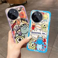 เคสพร้อมส่ง Realme 11 NFC REALME11 4G 5G 11 Pro 11 Pro + C53 C51 Realme แฟชั่นใหม่กันกระแทกเคสนิ่ม RealmeC51 Realme11Pro ลายการ์ตูนมอนสเตอร์น่ารักฝาหลังโปร่งใส