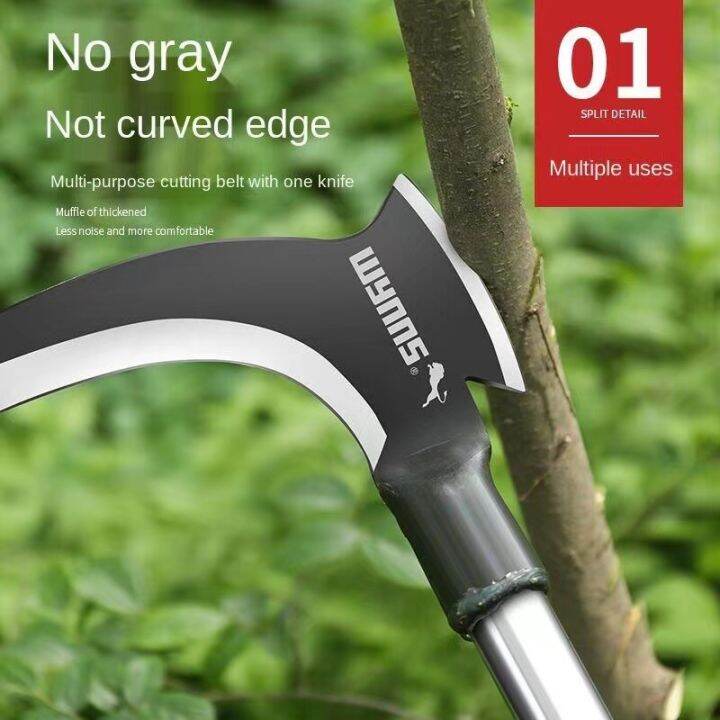 Highmanganese steel doubleheaded tool for repairing branches, picking