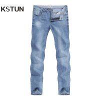 【YD】 Man Jeans Brand 2021 And Straight Regular Cut Stretch Fashoin Mens Clothing Male Trousers