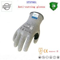 SAFETY-INXS ST57001 guantes corte knitting Wearable anti cut gloves Level 3 cut off homework standards protective gloves