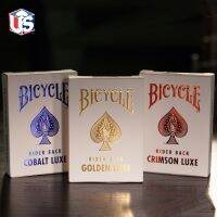 1สำรับขี่จักรยานกลับ Coralt ทองสีแดงเข้มการ์ดหรูหรามาตรฐานปกติชั้นมายากลอุปกรณ์แสดงมายากล DAyuns