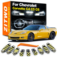 Zitwo รถอุปกรณ์เสริมหลอดไฟ LED ภายในโดมแผนที่ชุดสำหรับ Chevrolet Chevy Corvette C4 C5 C6 1984- 2009-2000 2011 201233