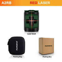 MUFASHA Laser Level Red Beam Green Beam Two Cross Lines Self-leveling Level