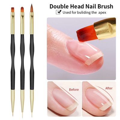 【YP】 French Brushes Manicure Tips Ultra-thin UV Gel Painting