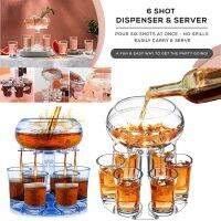 【LZ】❣ↂ  Acrílico Vinho Whisky Beer Dispenser Holder Licor Dispens Álcool Bebida Tiro Home Bar Party 6 Tiro