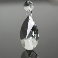 38mm/50mm Chandelier Prisms Clear K9 Crystal Pear Shape Tear Drop Suncatchers Hanging For Chandelier Party Wedding Decoration