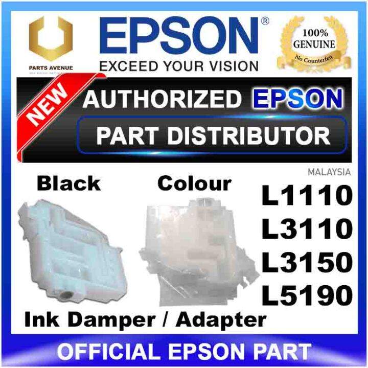 OFFICIAL EPSON Ink Dampers L3110 L3150 Ink Damper Black L3110 L3150 Ink ...