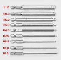 AD33 ชุดดอกไขควงหกเหลี่ยมหัวบอล H1.5-H10 ชุด 9 ดอก ยาว 100 mm คุณภาพ Japan