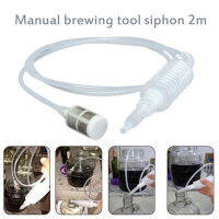 Brewing Siphon Hose Kitchen Fermentation Manual 2m Brewing Valve Beer Making Tool Food Grade Plastic Knead Siphon Filter