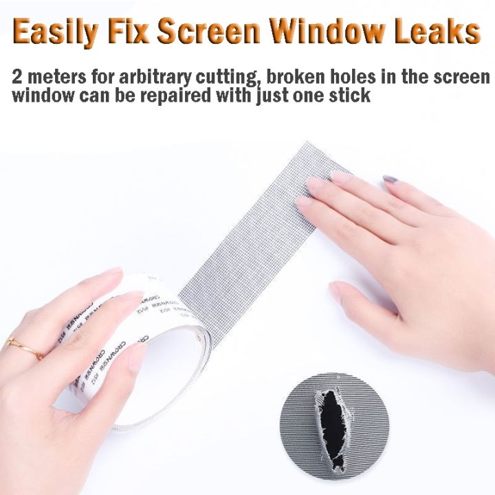 self-adhesive-window-screen-repair-tape-strong-mosquito-net-door-screen-curtain-mesh-hole-repair-insect-net-tears-repair-tape